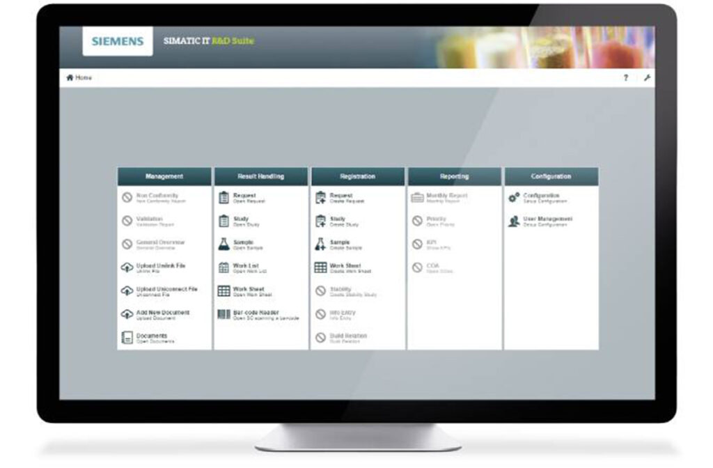 A screenshot of Siemens SIMATIC IT MES. An MES is a vital component of a successful manufacturing digital transformation.