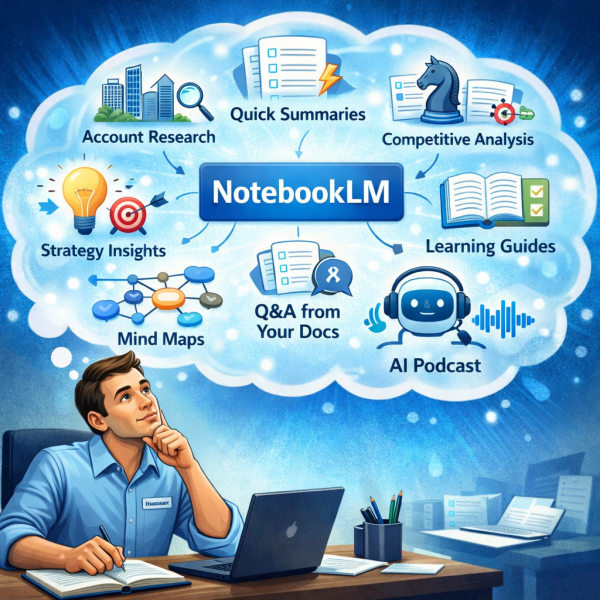 Sales teams are drowning in information. NotebookLM helps you make sense of it