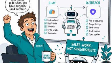 What building a Clay-to-Outreach workflow taught me about scaling outbound sales
