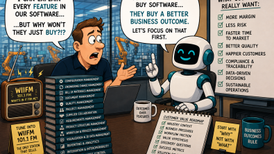 Value selling in manufacturing software: how AI helps sellers prepare better