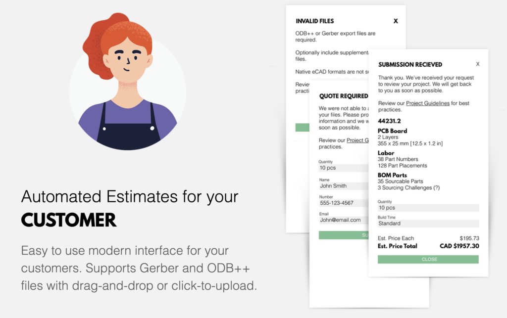 Pricing automation for PCB manufacturers