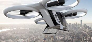 image of an evtol flying taxi