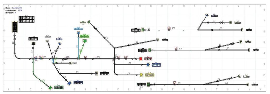 a diagram of a merged formboard