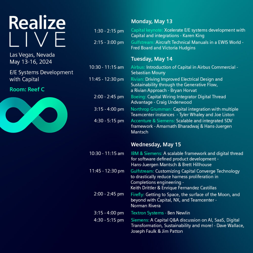 Capital at Realize Live 2024 schedule