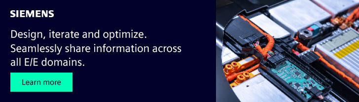 Design, iterate and optimize. Seamlessly share information across all E/E domains. Learn more.