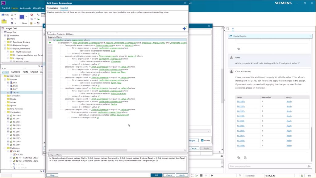 Capital Copilot 2512 - AI Query Expression Generation