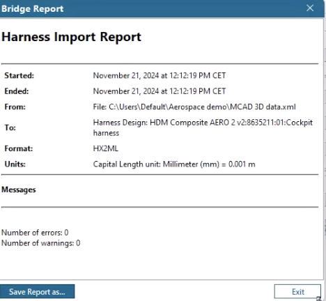 import 3D harness topology 2