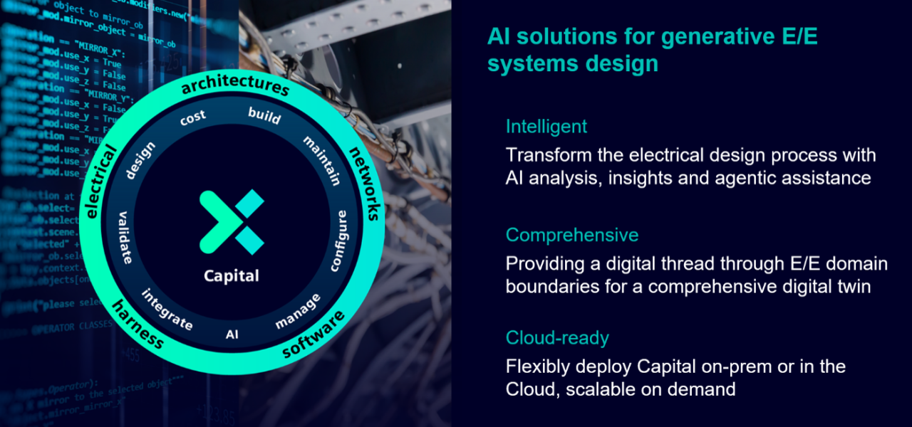 capital e/e systems design graphic
