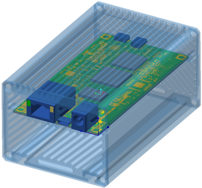 Smart PCB printed circuit board mechanical drawing