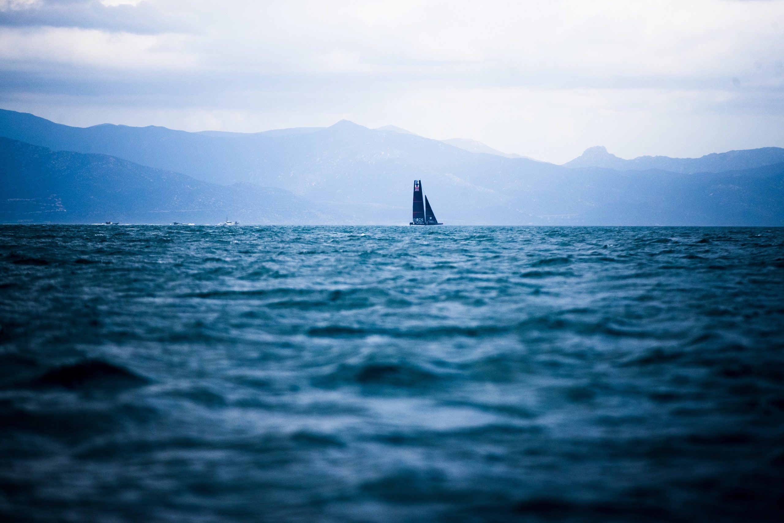 Sailboat on the horizon