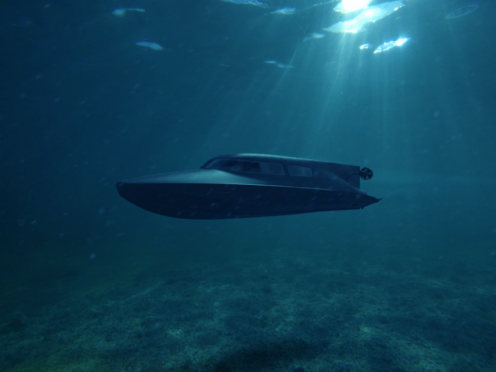 Artistic view of a BAR technologies submarine concept - third maritime innovation webinar