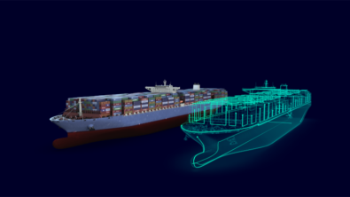 A digital twin of a marine vessel
