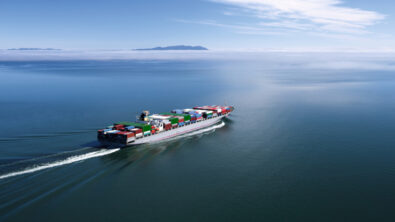 Container Ship, Wide Angle