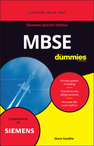 MBSE For Dummies, Siemens Special Edition book cover