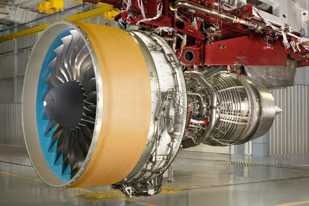 An image of a jet engine