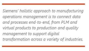 ARC REPORT: Siemens’ Manufacturing Operations Management Solutions Supports Digitalization