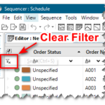 New Clear Filter option in APS2504