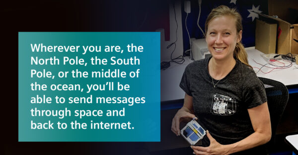 Connecting the World with Byte-sized Satellites – Sara Spangelo CEO SWARM