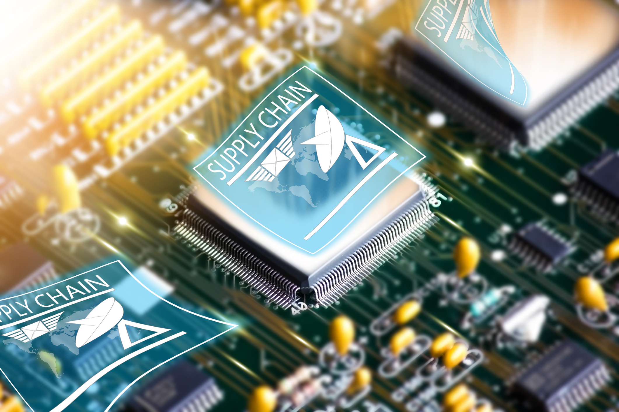 Electronic circuit board , Setup IC Supply chain