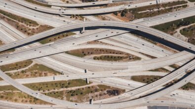 An image of LA overpasses