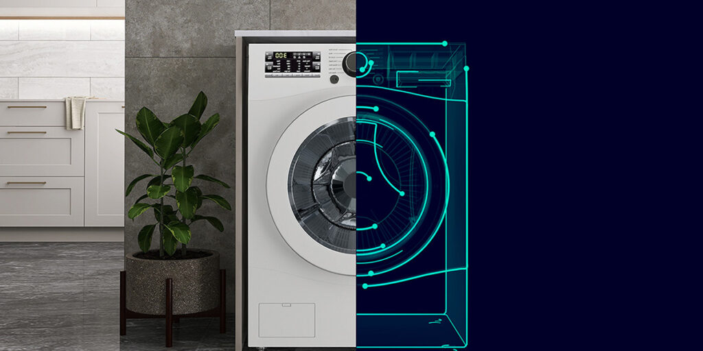 Digital twin technology of washing machine 