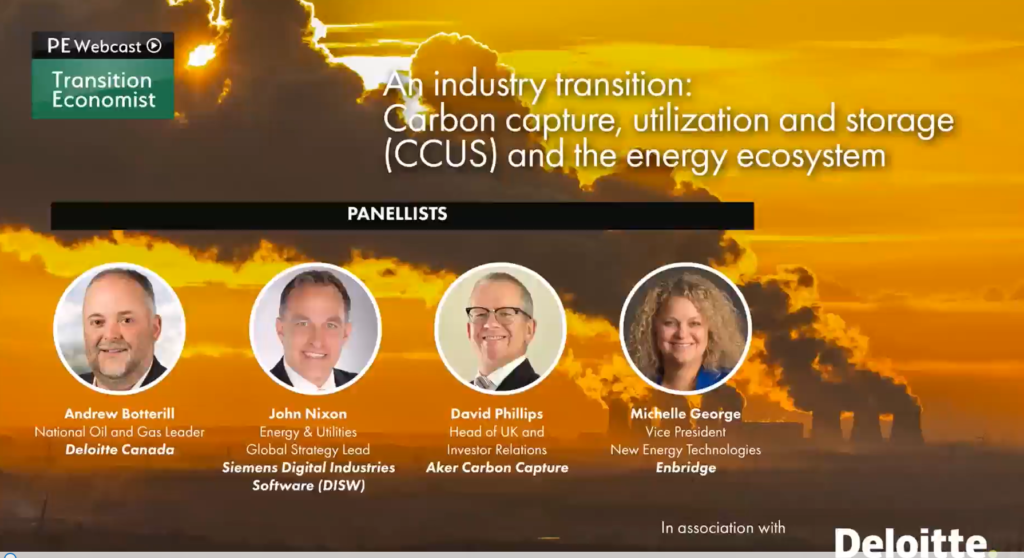 Carbon capture webinar panel
