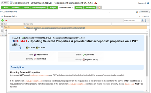 Polarion Integration for Windchill®