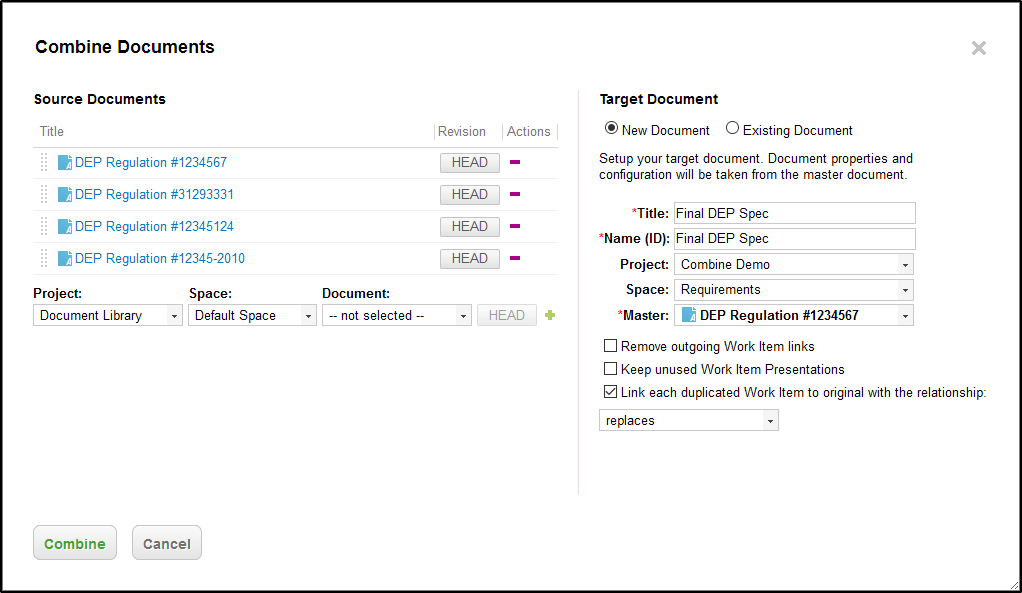 Reuse LiveDocs and combine them