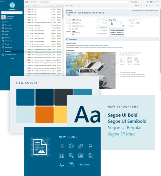 Sneak Preview – Visual Refresh Polarion 20
