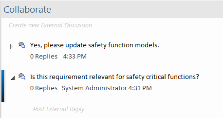 Answer instantly visible in Enterprise Architect