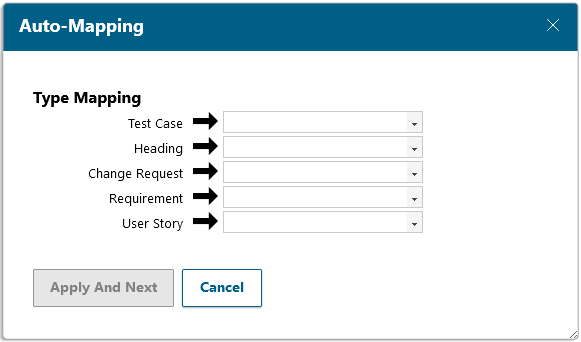 Work Item type mapping