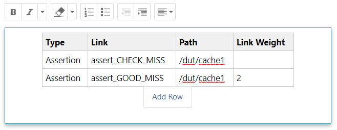 Table-type Custom Field