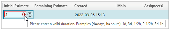 Polarion inline editing format checked