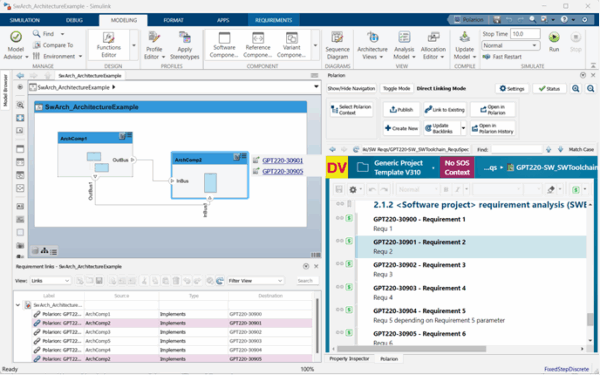 Polarion Connector for Simulink (MATLAB System Composer) – Introduction and how it is used by Schaeffler (E-Mobility division)