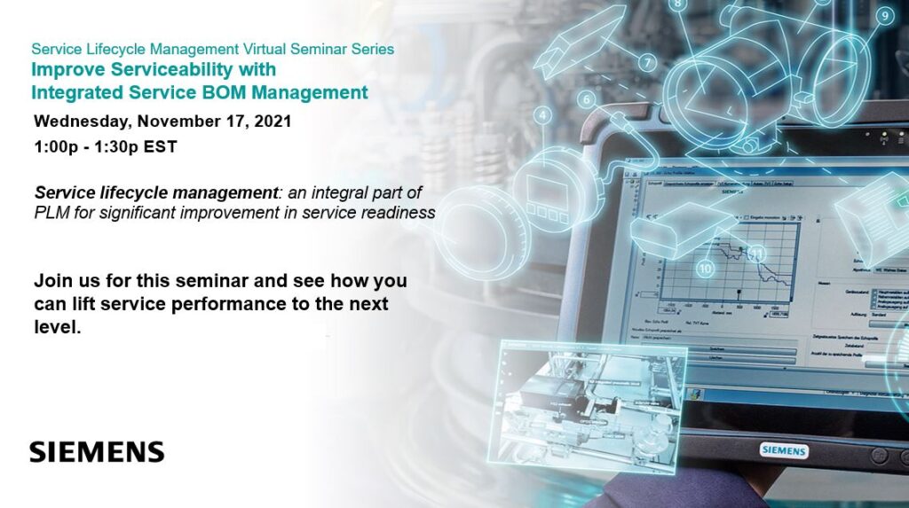 Flyer to advertise the service lifecycle management seminar series