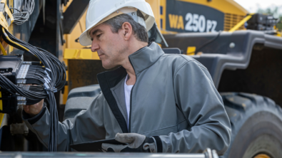 Reduce heavy equipment downtime through accurate service planning