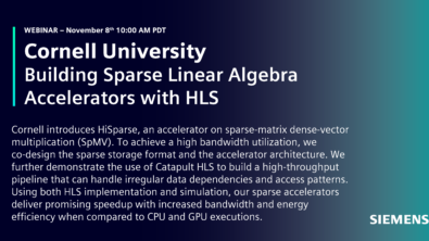 Cornell University: Building Sparse Linear Algebra Accelerators with HLS