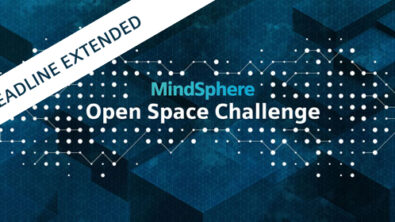 Text based image with the words MindSphere Open Space Challenge and a border stating "Deadline Extended"