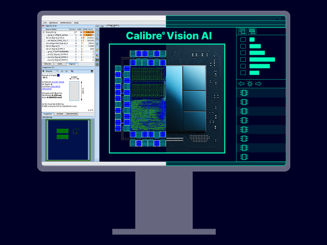 Calibre Vision AI interface highlighting machine learning-powered error clustering and analysis.
