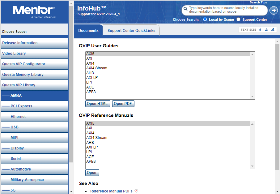 Questa Verification IP documentation