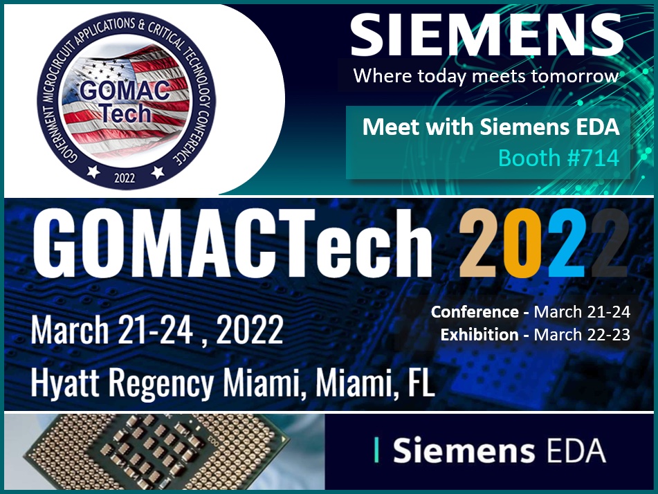 Meet Siemens at GOMACTech