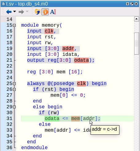 Execution trace shows the code flow