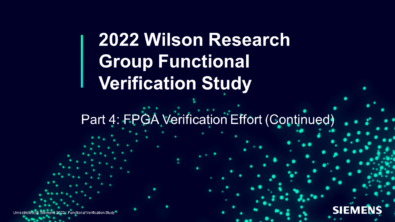 Part 4: The 2022 Wilson Research Group Functional Verification Study