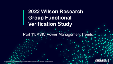 Part 11: The 2022 Wilson Research Group Functional Verification Study