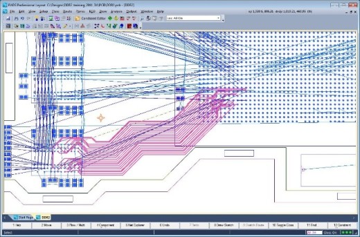 traces routed in real-time