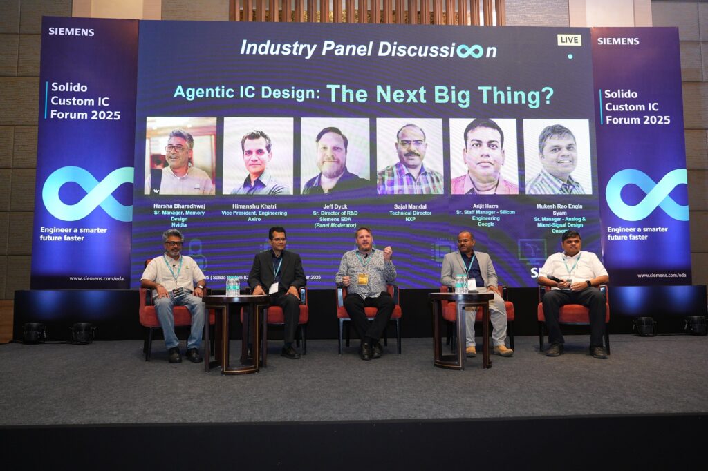 Agentic IC design panel discussion at Solido Custom IC Forum