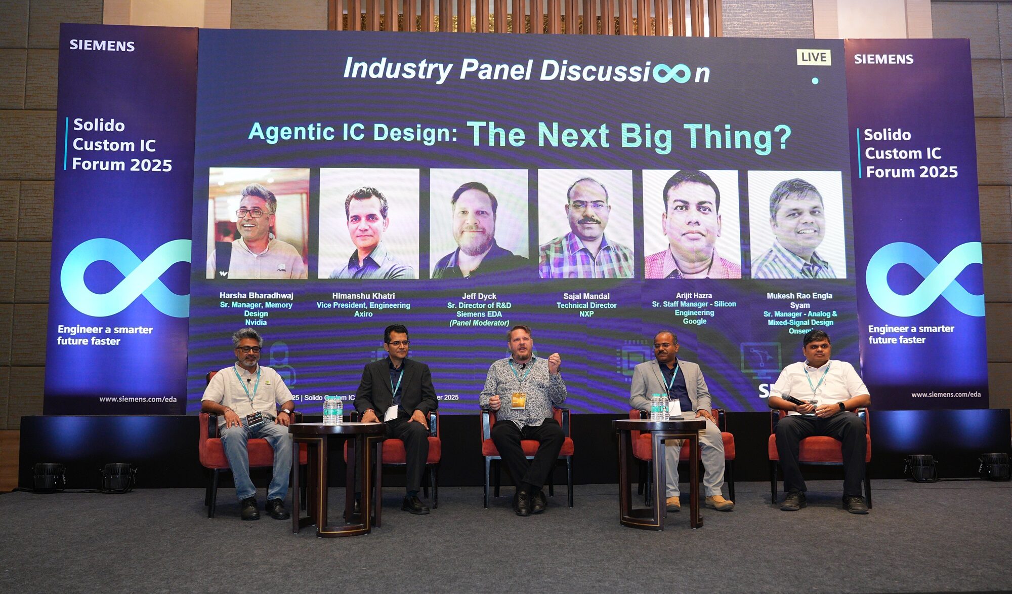 Agentic IC design panel discussion at Solido Custom IC Forum