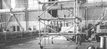 British Hydro Research Association (BHRA) test facility, ca. 1978