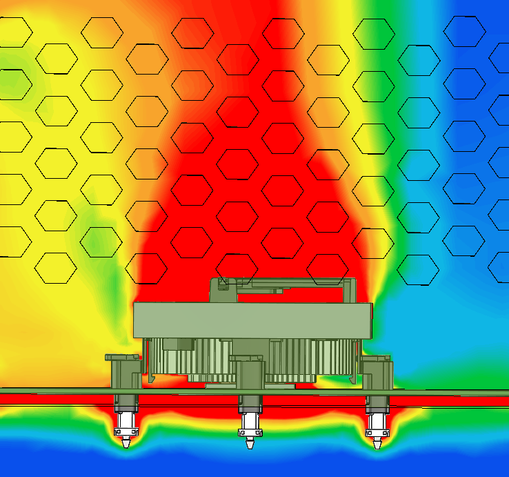 PC cooling: CPU cooler CFD simulation