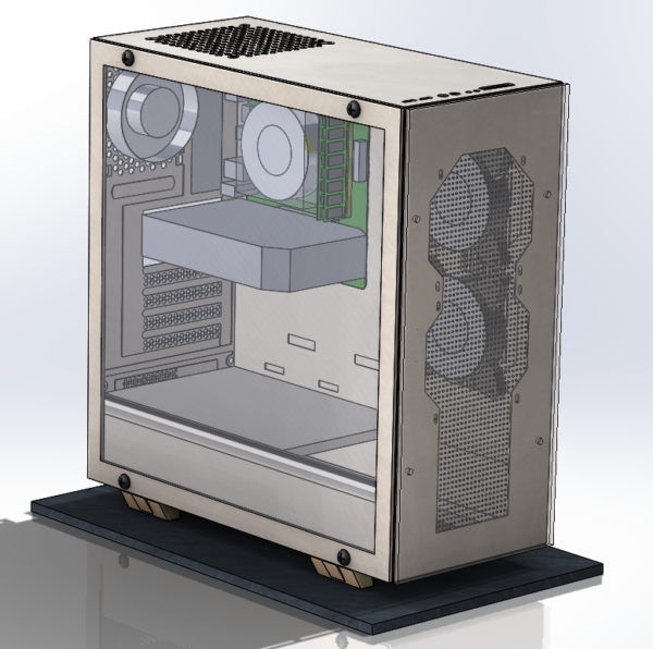 Utilizing CFD to analyze a PC Cooling System